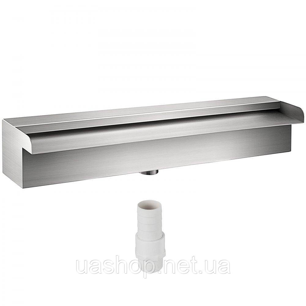 Vevor 317043 бризки душ басейн фонтан водоспад 11.8x4.5x3.1 фонтан для басейну 1.3 фонтан для води 0.87 прикраса садовий ставок