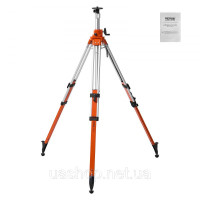 Vevor 316819 Професійний штатив Construction Tripod for Laser & Рівнірівники алюмінієві 1145-2905мм Vevor 316819 Професійний штатив Construction Tripod for Laser & Рівнірівники алюмінієві 1145-2905мм
