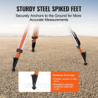 Vevor 316819 Професійний штатив Construction Tripod for Laser & Рівнірівники алюмінієві 1145-2905мм Vevor 316819 Професійний штатив Construction Tripod for Laser & Рівнірівники алюмінієві 1145-2905мм