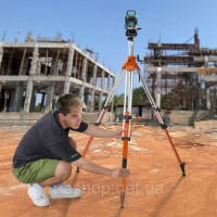 Vevor 316819 Професійний штатив Construction Tripod for Laser & Рівнірівники алюмінієві 1145-2905мм Vevor 316819 Професійний штатив Construction Tripod for Laser & Рівнірівники алюмінієві 1145-2905мм
