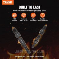 Vevor 316832 Набір інструментів для відновлення різьби, 7 предметів, метричний Vevor 316832 Набір інструментів для відновлення різьби, 7 предметів, метричний