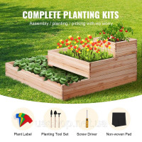 Vevor 317074 Піднята грядка 113 x 113 x 51 см Ящик для кашпо Ялинова деревина Овочева грядка Квітковий ящик Грядка з травами Vevor 317074 Піднята грядка 113 x 113 x 51 см Ящик для кашпо Ялинова деревина Овочева грядка Квітковий ящик Грядка з травами
