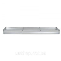 Vevor 317080 клумба металева грядка ящик для рослин 3605x1205x285 мм срібло