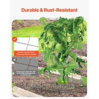 Vevor 317122 Набір з 2 складних опор для скелелазіння A-Frame Cucumber Trellis 90x140 см