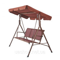 Vevor 317137 3-місне крісло-гойдалка для внутрішнього дворика Голлівудські гойдалки з регульованим навісом Гойдалки для ганку з