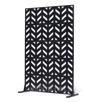 Vevor 317215 Складана ширма, 120x50,8x183 см, Вулична перегородка для кімнати, Окремостояча перегородка з підставкою, Декоративна