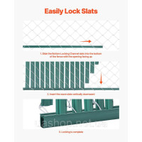 Vevor 317180 Chain Link Fence Privacy Screen Lams Double Walled 1130mm Vevor 317180 Chain Link Fence Privacy Screen Lams Double Walled 1130mm