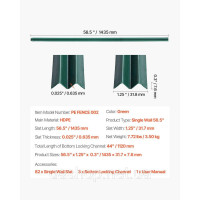 Vevor 317181 Chain Link Fence Privacy Screen Lams Single Wall 1435 мм