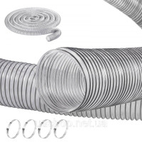 Vevor 318255 Пилозбірний шланг гнучкий ПВХ шланг вакуумний 100х15240мм