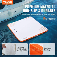 Vevor 317293 Надувний батут для плавання 3,04x3,04 м Платформа для плавання Vevor 317293 Надувний батут для плавання 3,04x3,04 м Платформа для плавання