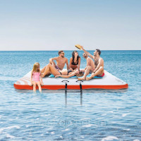 Vevor 317293 Надувний батут для плавання 3,04x3,04 м Платформа для плавання Vevor 317293 Надувний батут для плавання 3,04x3,04 м Платформа для плавання