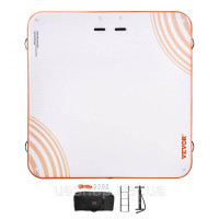 Vevor 317293 Надувний батут для плавання 3,04x3,04 м Платформа для плавання Vevor 317293 Надувний батут для плавання 3,04x3,04 м Платформа для плавання