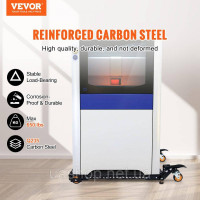 Vevor 318261 Мобільна робоча стійка, вантажопідйомність 650 фунтів, регульована від 12 x 12 дюймів до 36 x 36 дюймів, надміцна
