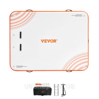 Vevor 776075 Надувний плавучий док, 2,43 х 1,82 м, докова платформа, нековзний водний плавучий доковий килимок