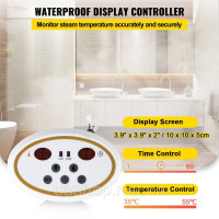 Vevor 317316 Happybuy Парогенератор 9 кВт паровий душ 220В-240В сауна парогенератор з програмованим контролером для дому SPA ванна