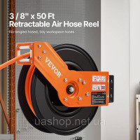Vevor 318276 Шланг стисненого повітря котушка для шланга 300PSI 9,52 мм x 15,24 м