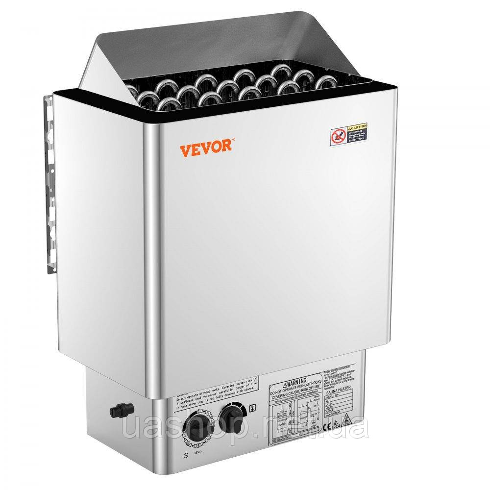 Vevor 317361 8kW Електрична каменка для сауни Sauna Hear Integrated Control 8-12 m³ Spa