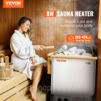 Vevor 317361 8kW Електрична каменка для сауни Sauna Hear Integrated Control 8-12 m³ Spa
