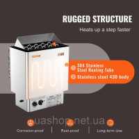Vevor 317361 8kW Електрична каменка для сауни Sauna Hear Integrated Control 8-12 m³ Spa