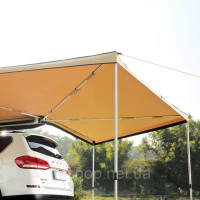 Vevor 317406 Тент для автомобіля, висота 2,5 м, висувний, бічний, з кутом нахилу 270 градусів, UV50+ Vevor 317406 Тент для автомобіля, висота 2,5 м, висувний, бічний, з кутом нахилу 270 градусів, UV50+