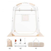 Vevor 317411 Прозорий намет Throw Tent Camping Tent Bubble 1 Person 1.27x1.27x1.6m