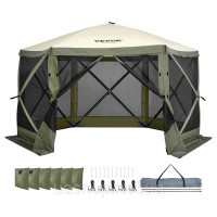 Vevor 317417 садовий намет розкладний павільйон вечірній намет pop-up намет 8 осіб 3,66x3,66x2,4м
