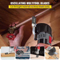Vevor 318372 50x Saw Blades Oscillating Accessories Set HCS+Stainless Steel Multitool Segment Saw Blade 1-3/4 дюйма 1-3/8 дюйма