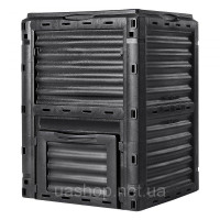 Vevor 317444 швидкий компостер 300 л садовий компостер 60,7x60,5x82,5 см термокомпостер ПП пластиковий компостер корозійностійкий