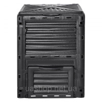 Vevor 317444 швидкий компостер 300 л садовий компостер 60,7x60,5x82,5 см термокомпостер ПП пластиковий компостер корозійностійкий