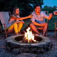 Vevor 317498 Fire Pit Fire Ring Fire Bowl Fire Bowl Metal 1016mm Garden Patio