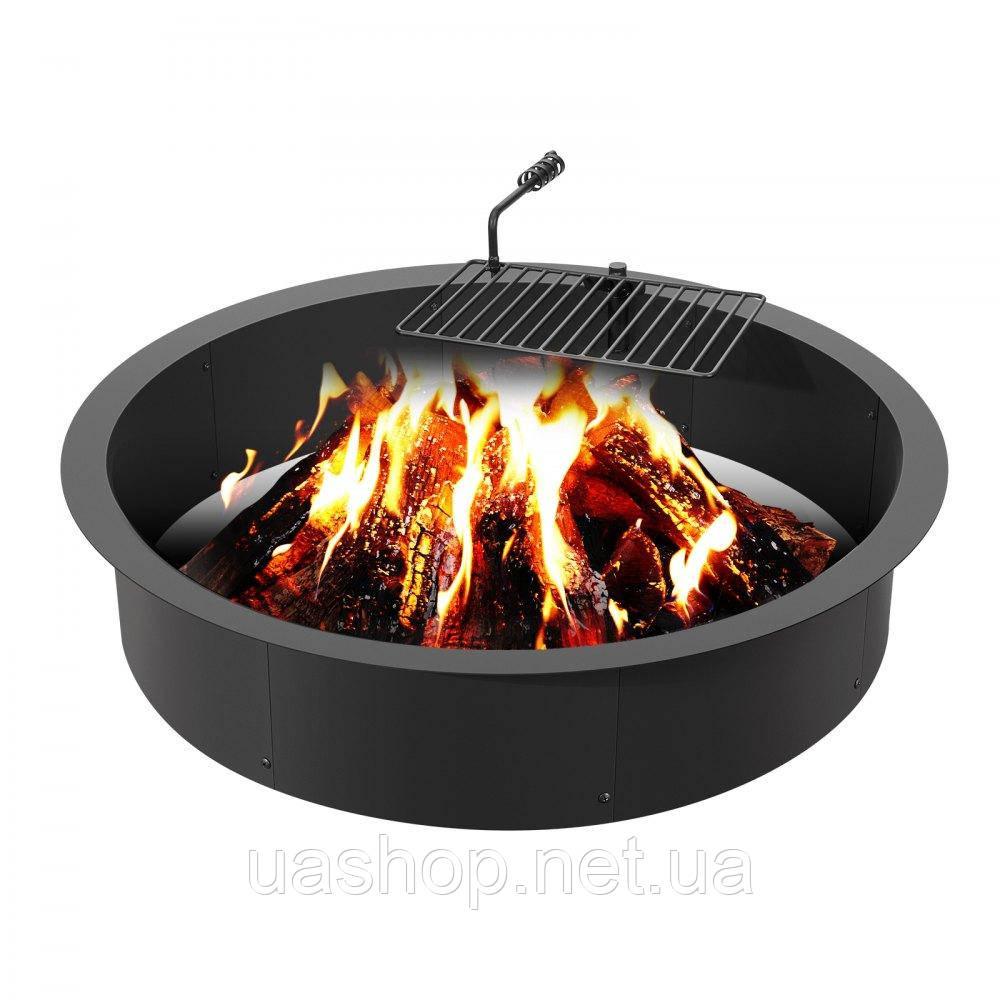 Vevor 317500 Fire Pit Fire Ring Fire Bowl Багаття Метал φ1016 мм Садова тераса