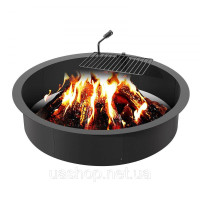 Vevor 317500 Fire Pit Fire Ring Fire Bowl Багаття Метал φ1016 мм Садова тераса