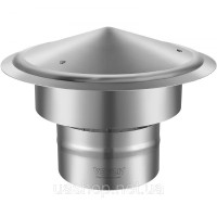 Vevor 317527 Кришка димоходу з нержавіючої сталі 304 ковпак димоходу 300x300x220 мм ковпак димоходу дощовик ковпак димоходу Φ150