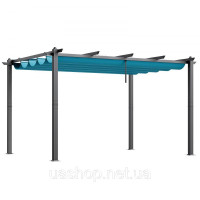 Vevor 317587 Пергола 2,96 x 3,95 x 2,3 м, альтанка з сонцезахисним дахом, садова альтанка класу захисту від ультрафіолету UV50+, Vevor 317587 Пергола 2,96 x 3,95 x 2,3 м, альтанка з сонцезахисним дахом, садова альтанка класу захисту від ультрафіолету UV50+,
