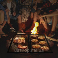 Vevor 317592 Foldable Square 914x914mm Grill Grate Fire Pit X Маркування чорний Vevor 317592 Foldable Square 914x914mm Grill Grate Fire Pit X Маркування чорний