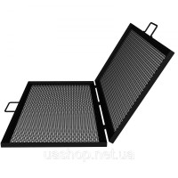 Vevor 317592 Foldable Square 914x914mm Grill Grate Fire Pit X Маркування чорний Vevor 317592 Foldable Square 914x914mm Grill Grate Fire Pit X Маркування чорний