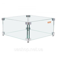 Vevor 317616 Вітрозахист для газового вогнища для квадратного вогнищевого столу, 380 x 380 x 180 мм, вітрозахист для вогнищ, Vevor 317616 Вітрозахист для газового вогнища для квадратного вогнищевого столу, 380 x 380 x 180 мм, вітрозахист для вогнищ,
