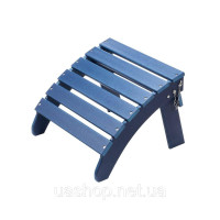 Vevor 317619 Figprest adirondack othoman 475x480x350mm hdpe садовий стілець складний синій Vevor 317619 Figprest adirondack othoman 475x480x350mm hdpe садовий стілець складний синій