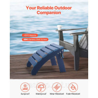 Vevor 317748 Комплект із 2 підставок для ніг Adirondack Ottoman 475x480x350mm HDPE Садовий стілець синій Vevor 317748 Комплект із 2 підставок для ніг Adirondack Ottoman 475x480x350mm HDPE Садовий стілець синій