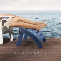 Vevor 317748 Комплект із 2 підставок для ніг Adirondack Ottoman 475x480x350mm HDPE Садовий стілець синій Vevor 317748 Комплект із 2 підставок для ніг Adirondack Ottoman 475x480x350mm HDPE Садовий стілець синій