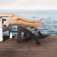 Vevor 317620 Підставка для ніг Adirondack Ottoman 475x500x330mm HDPE Садовий стілець чорний Vevor 317620 Підставка для ніг Adirondack Ottoman 475x500x330mm HDPE Садовий стілець чорний