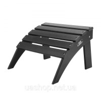Vevor 317620 Підставка для ніг Adirondack Ottoman 475x500x330mm HDPE Садовий стілець чорний Vevor 317620 Підставка для ніг Adirondack Ottoman 475x500x330mm HDPE Садовий стілець чорний