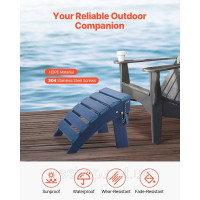 Vevor 317621 Підставка для ніг Adirondack Ottoman 400x480x330mm HDPE садовий стілець складний синій Vevor 317621 Підставка для ніг Adirondack Ottoman 400x480x330mm HDPE садовий стілець складний синій
