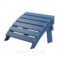 Vevor 317621 Підставка для ніг Adirondack Ottoman 400x480x330mm HDPE садовий стілець складний синій Vevor 317621 Підставка для ніг Adirondack Ottoman 400x480x330mm HDPE садовий стілець складний синій