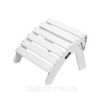 Vevor 317752 Підставка для ніг для стільців Adirondack, 450x500x350 мм, складна отоманка Adirondack з пластику HDPE, садове крісло