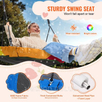 Vevor 317640 Дитяча гойдалка Tree Swing Saucer Swing 1016mm 340kg Oxford Blue