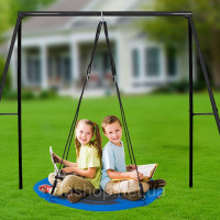 Vevor 317640 Дитяча гойдалка Tree Swing Saucer Swing 1016mm 340kg Oxford Blue