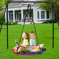 Vevor 317648 Swing Tree Vivvor, 40-дюймовий гойдалки для тарілки, потужність ваги 750 фунтів, сидіння з тканини Oxford 900d з 2 Vevor 317648 Swing Tree Vivvor, 40-дюймовий гойдалки для тарілки, потужність ваги 750 фунтів, сидіння з тканини Oxford 900d з 2