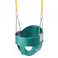 Vevor 317650 Дитячі гойдалки з високою спинкою, дитячі гойдалки, зелений сад