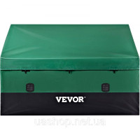 Vevor 317662 660L відкритий ящик для зберігання 155x63x75cm промислового рівня PE брезентовий садовий ящик водонепроникний Vevor 317662 660L відкритий ящик для зберігання 155x63x75cm промислового рівня PE брезентовий садовий ящик водонепроникний